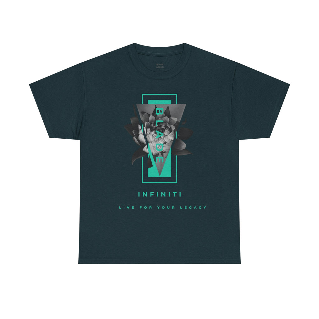 Flora Essence Aqua Teal TX Floral T-Shirt