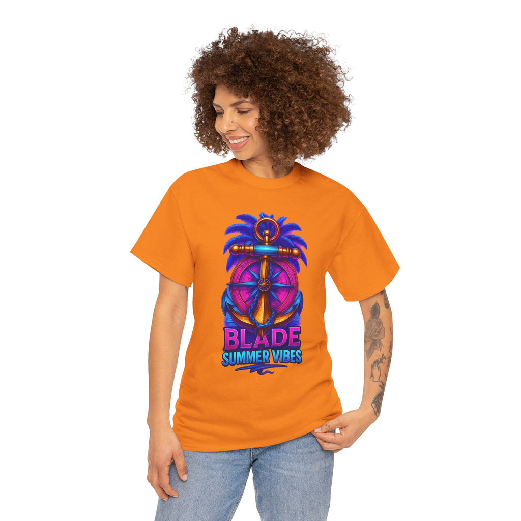 Anchor Compass Multi Blue/Pink T-Shirt