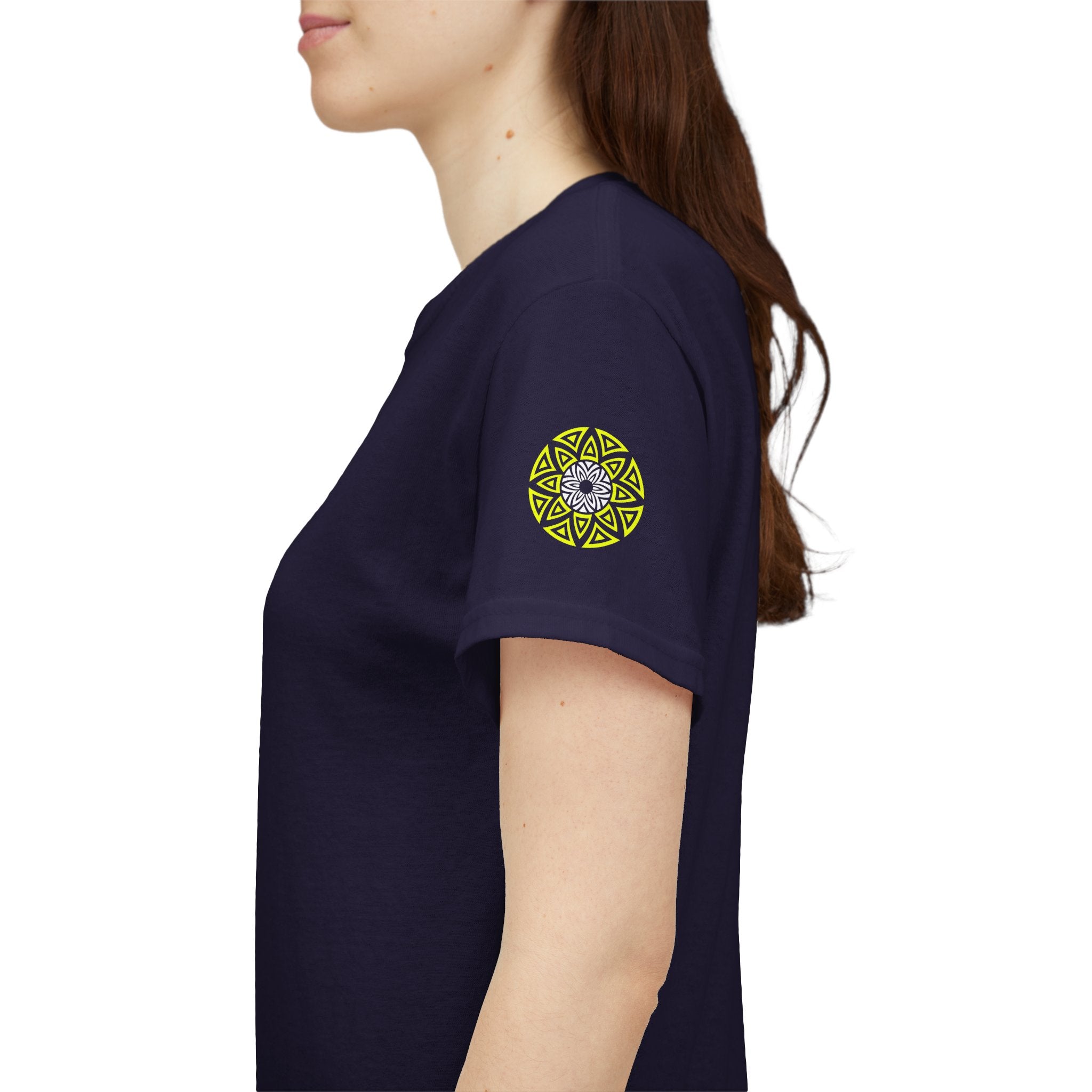 Geometric Odyssey Version 3 Neon Green T-Shirt