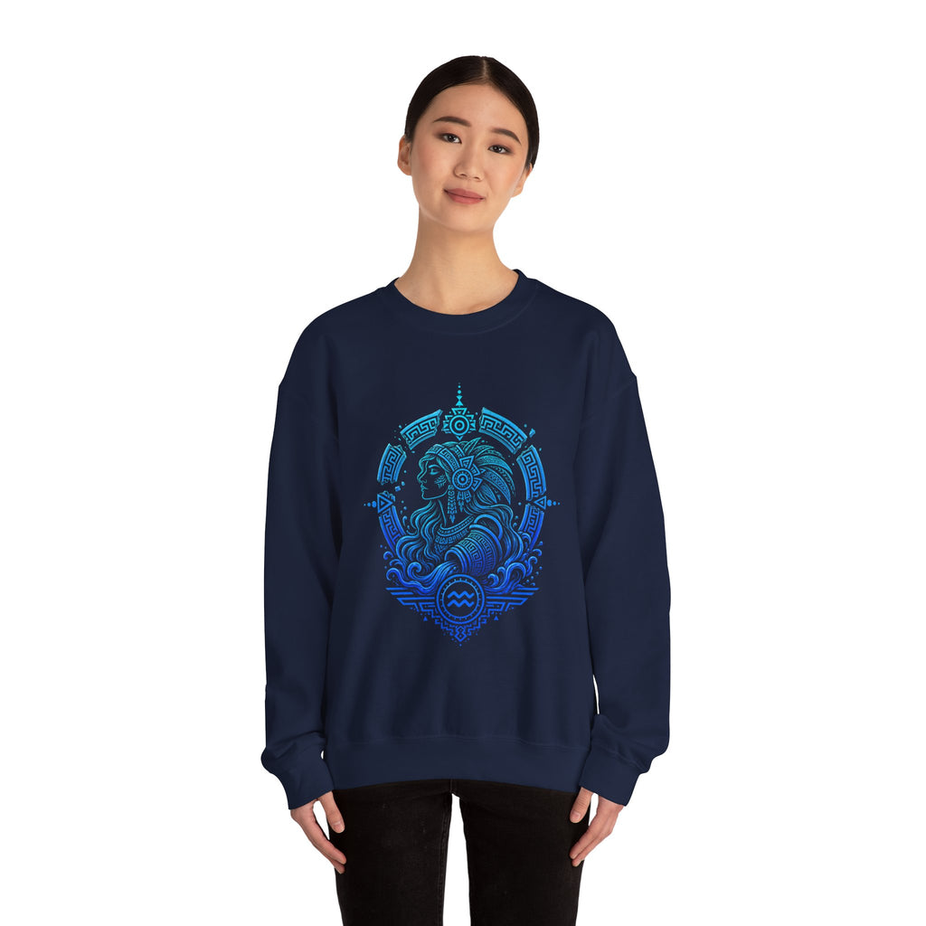 Aquarius Zodiac Version 2 Unisex Sweater