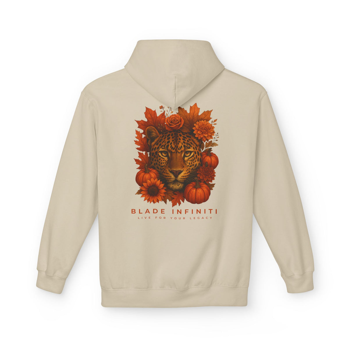 Jungle Flora Fall Leopard Hoodie