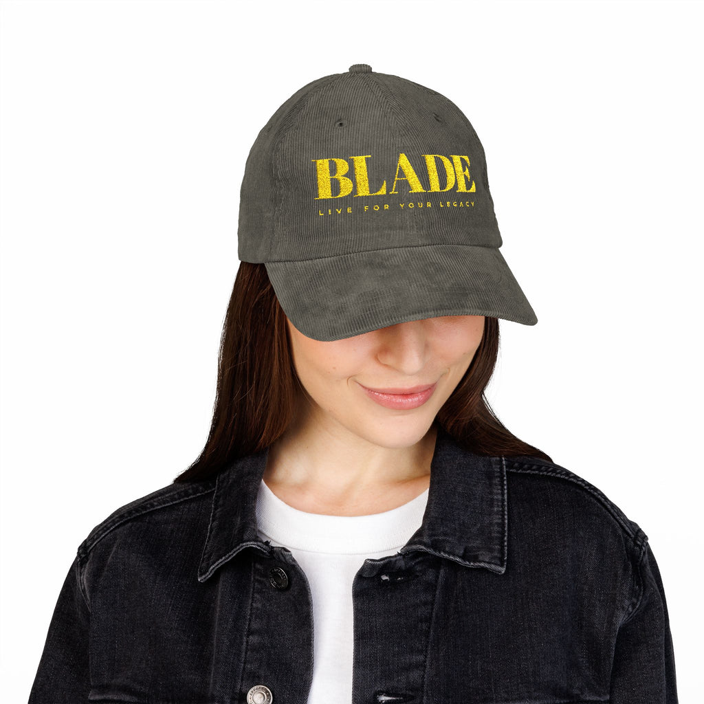 Blade Legacy Vintage Corduroy Hat/Cap Embroidery
