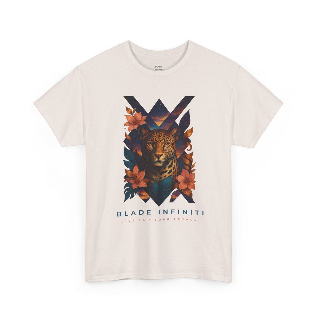 Bladeverse Galactic Jungle Leopard/Floral T-Shirt