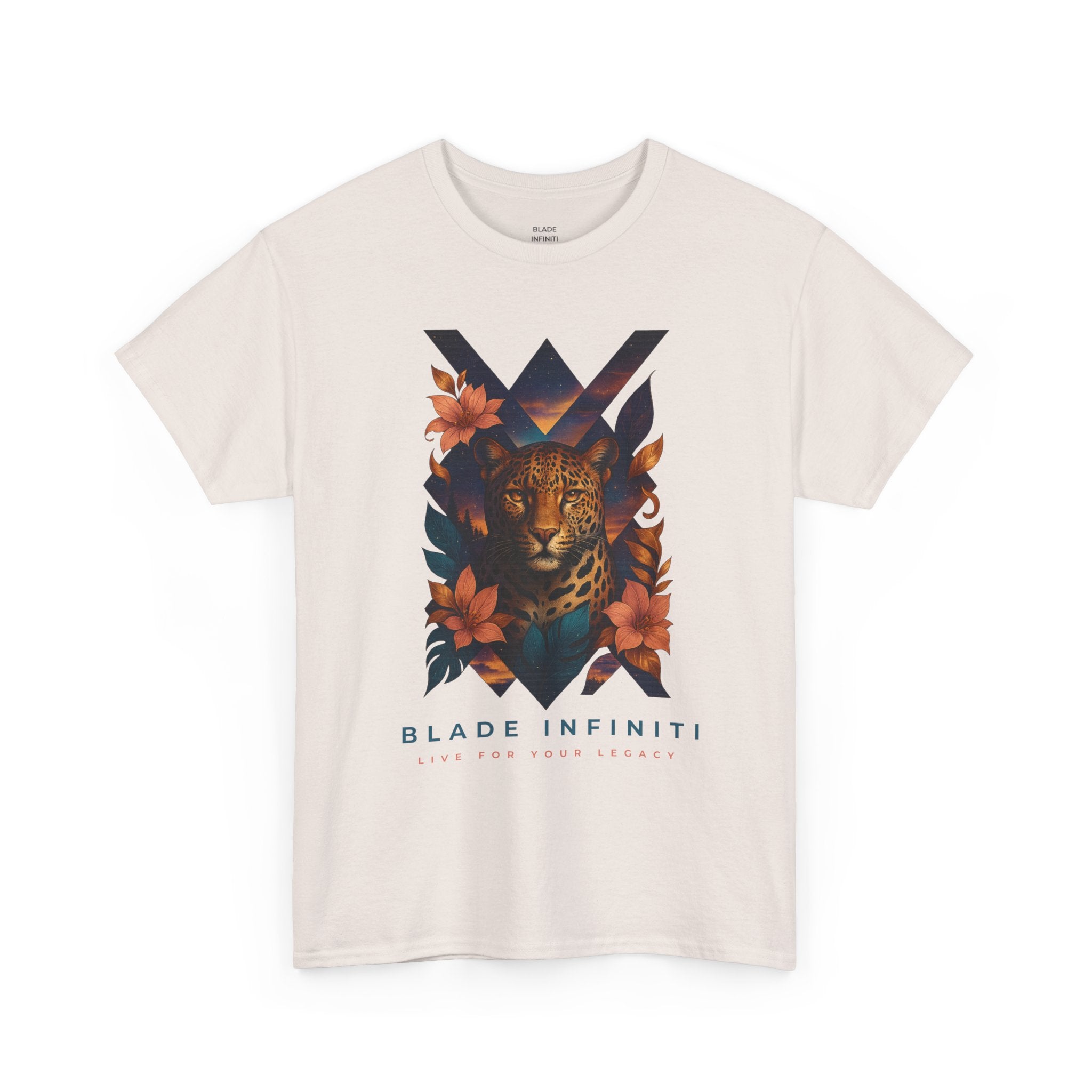 Bladeverse Galactic Jungle Leopard/Floral T-Shirt