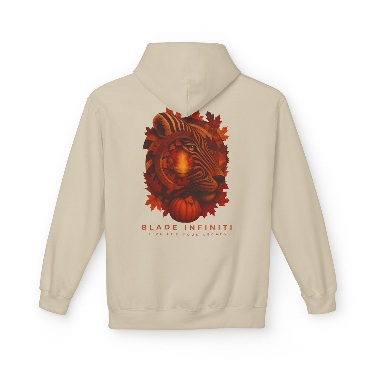 Safari Bloom Tiger Fall Hoodie