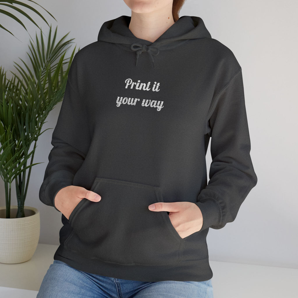 Custom Embroidered Unisex Hoodie – Ethically Sourced Cotton Blend