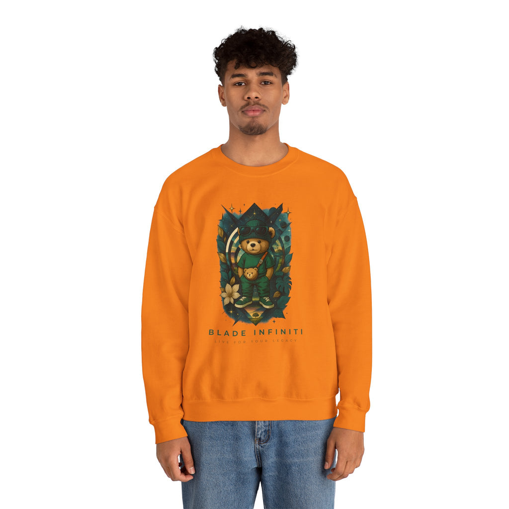 Galactic Teddy Bear V1 Unisex Crewneck Sweater