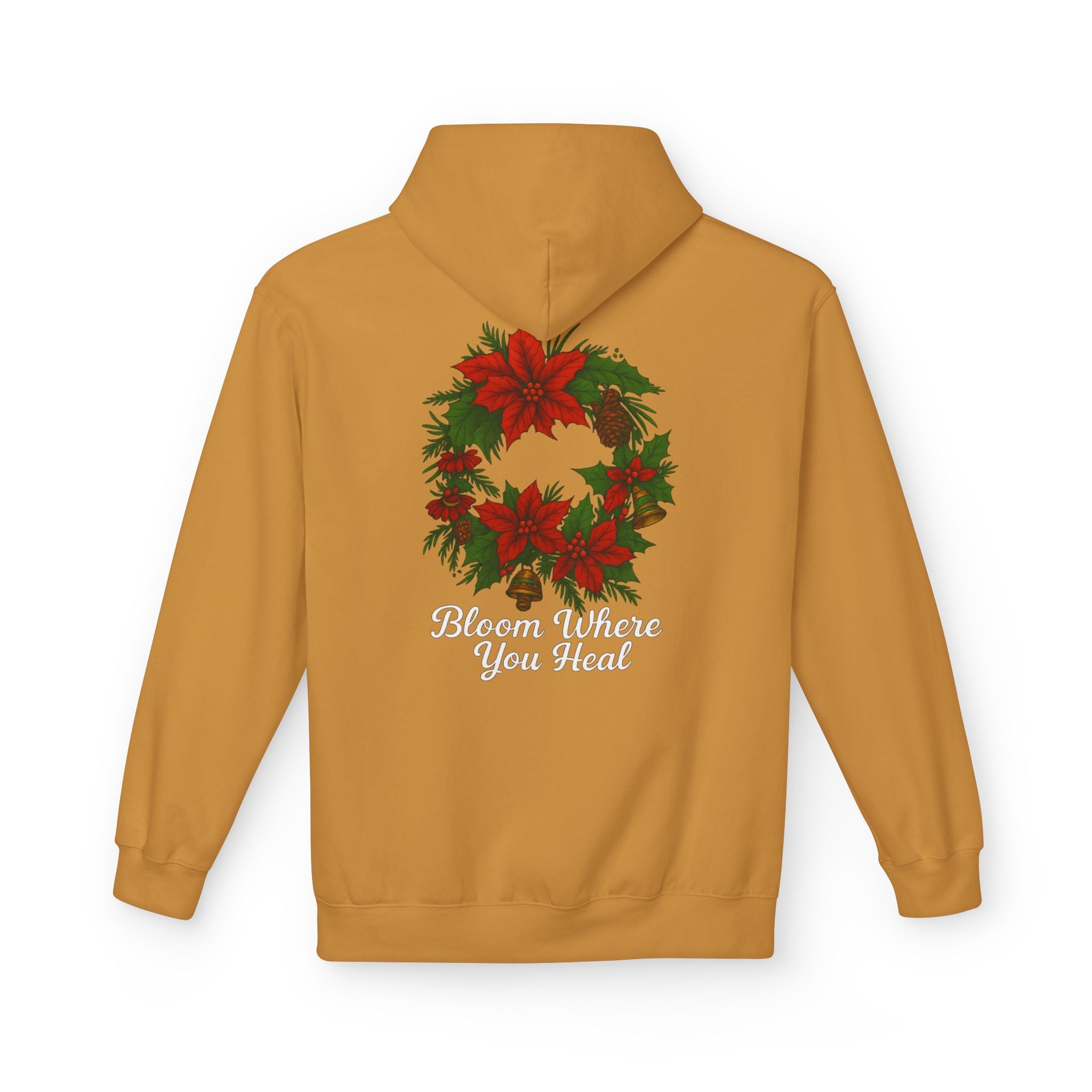 Bloom Where You Heal Wreath Christmas/Xmas Hoodie
