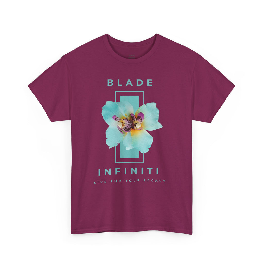 Essence of Infiniti Light Aqua Floral T-Shirt