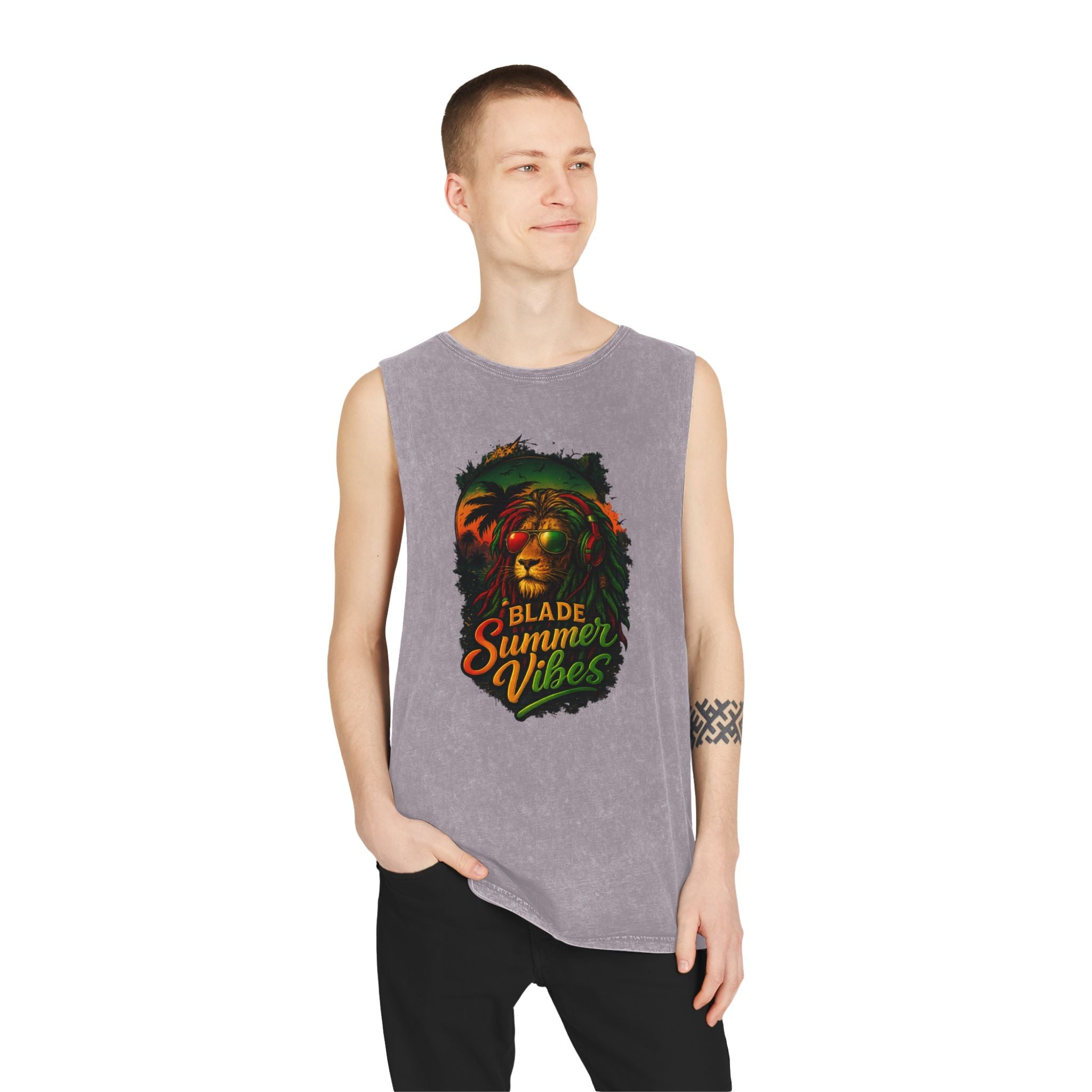 Rasta Lion Tank Top