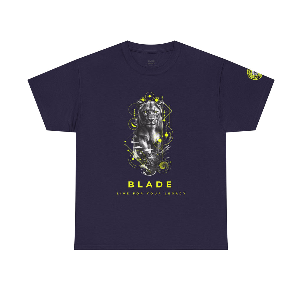 Geometric Reign Neon Green TX Panther T-Shirt