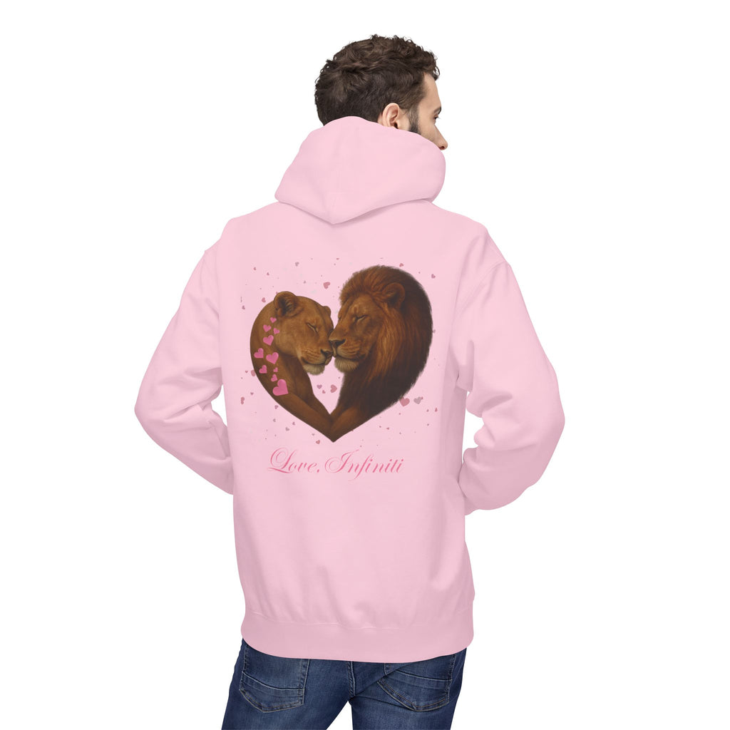Lion Hearts - Love, Infiniti Unisex Hoodie
