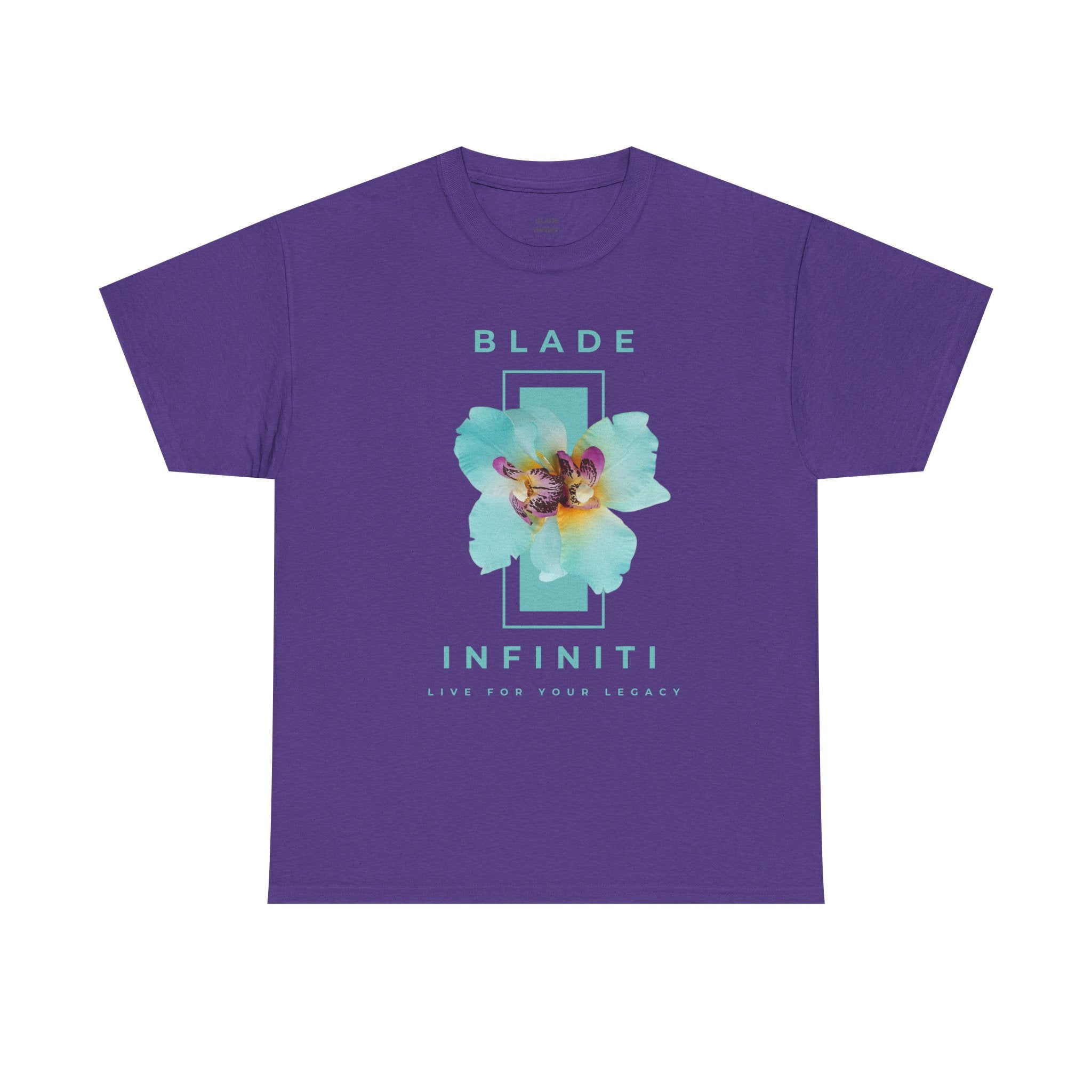 Essence of Infiniti Light Aqua Floral T-Shirt