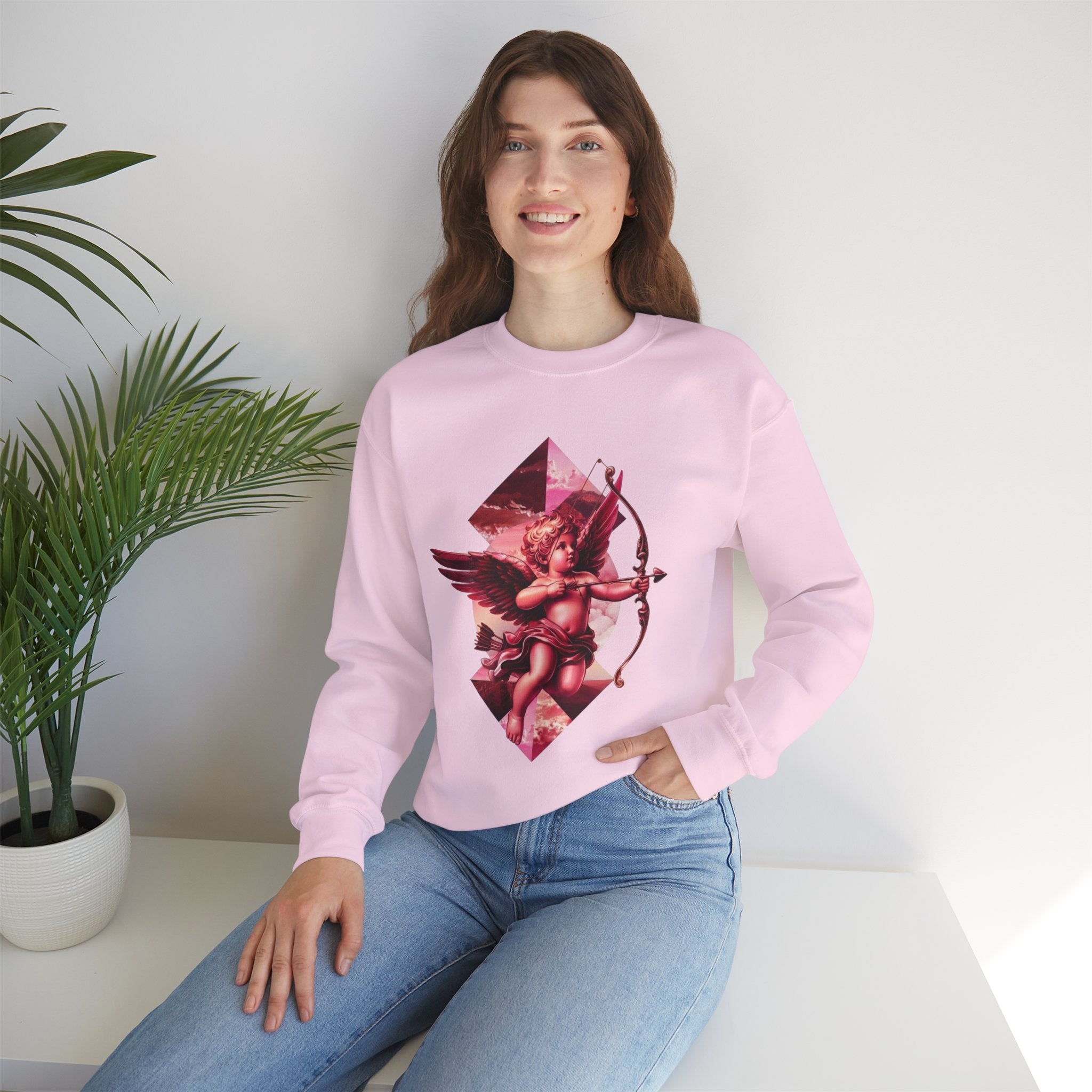 Cupid's Bow + Arrow - Love, Infiniti Unisex Crewneck Sweater