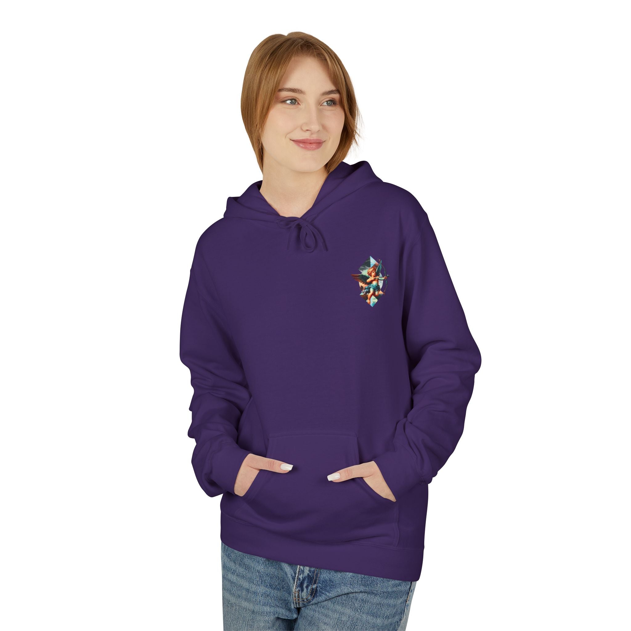 Cupid's Bow Blue + Arrow - Love, Infiniti Hoodie