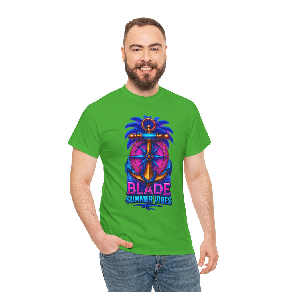 Anchor Compass Multi Blue/Pink T-Shirt