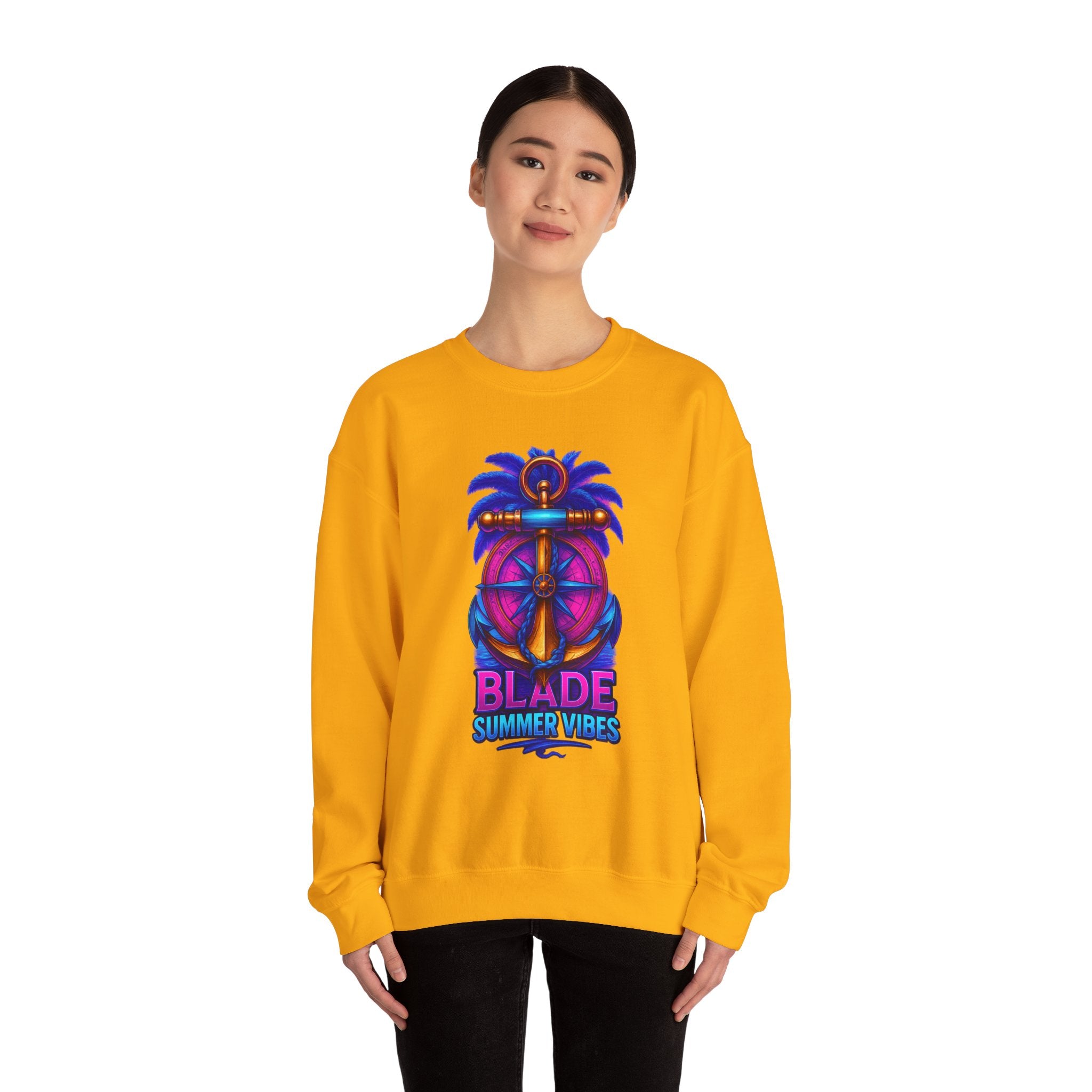 Anchor Compass Unisex Crewneck Sweater