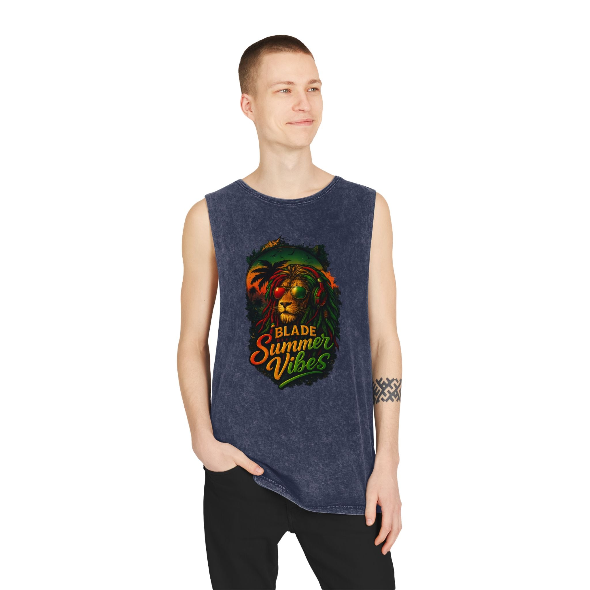 Rasta Lion Tank Top