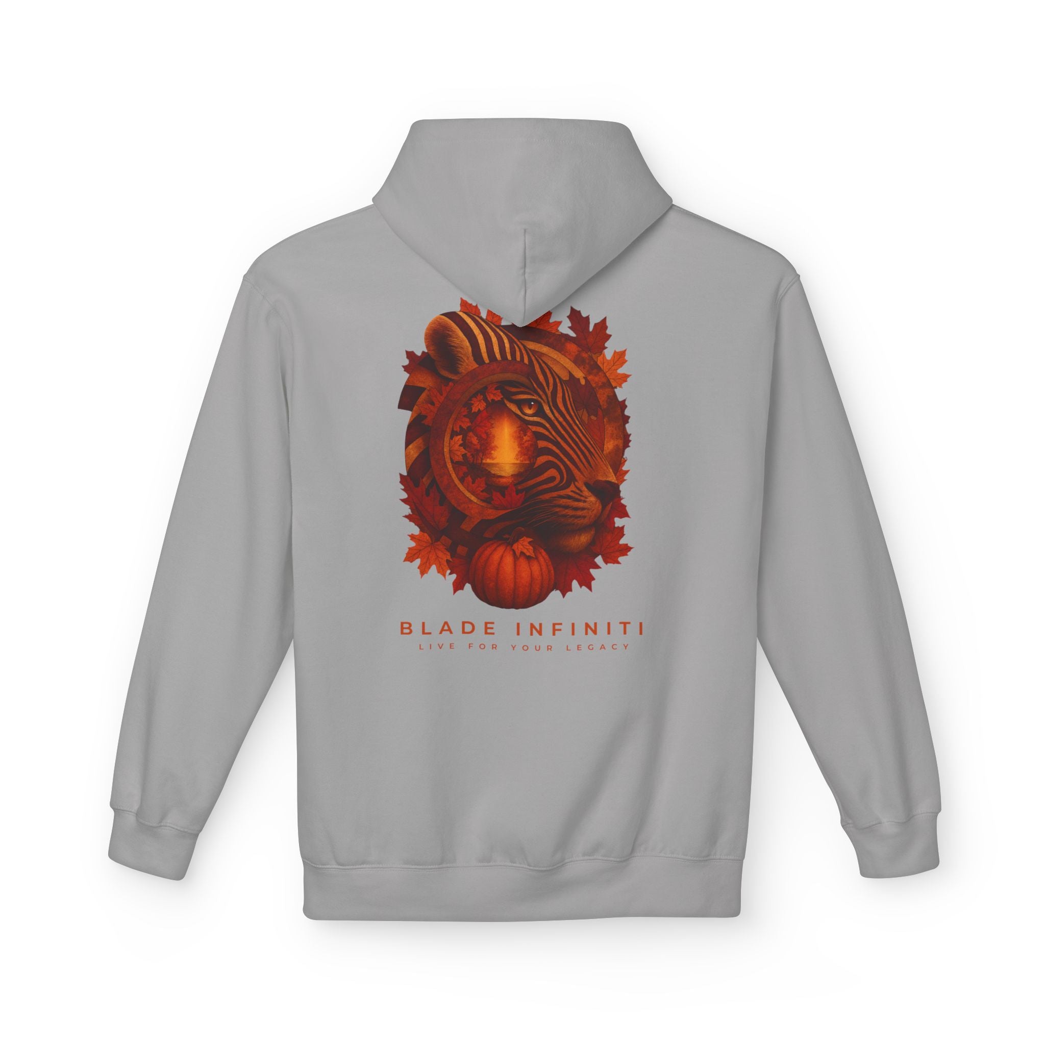 Safari Bloom Tiger Fall Hoodie