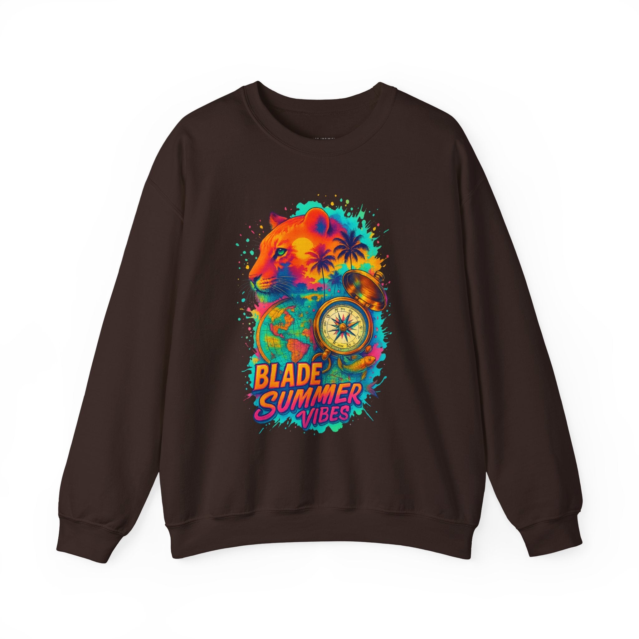 Primal Palms V1 Lion Unisex Crewneck Sweater