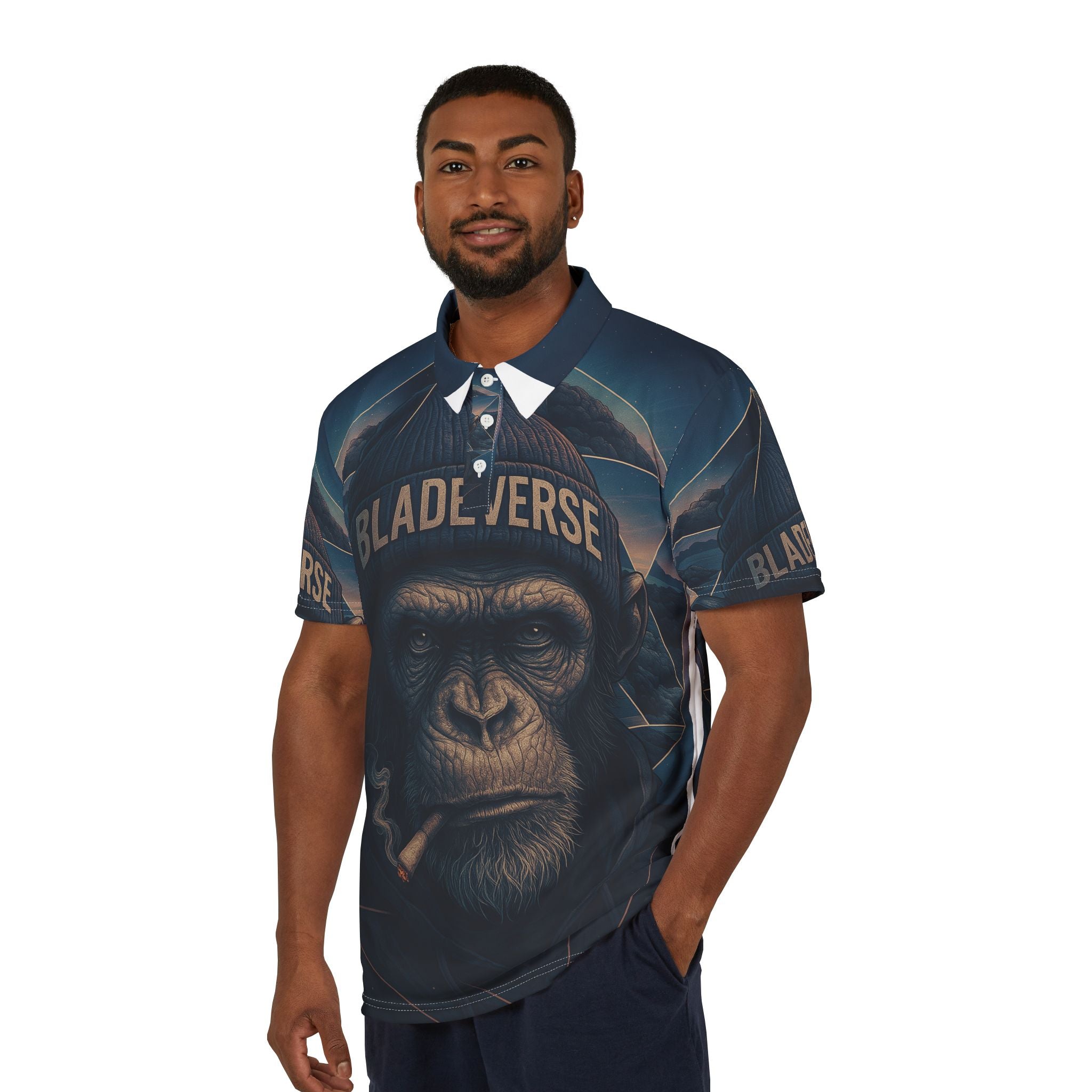 Pot/Weed Monkey Polo Shirt