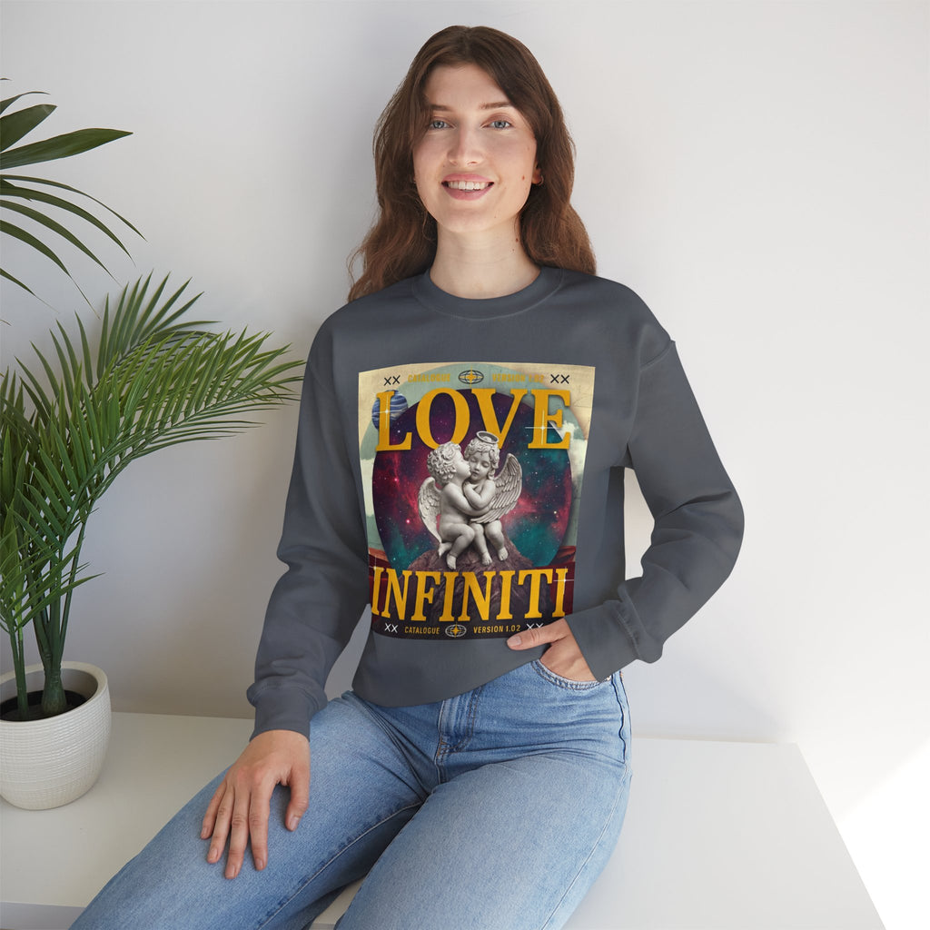 Celestial Love, Infiniti Unisex Crewneck Sweater