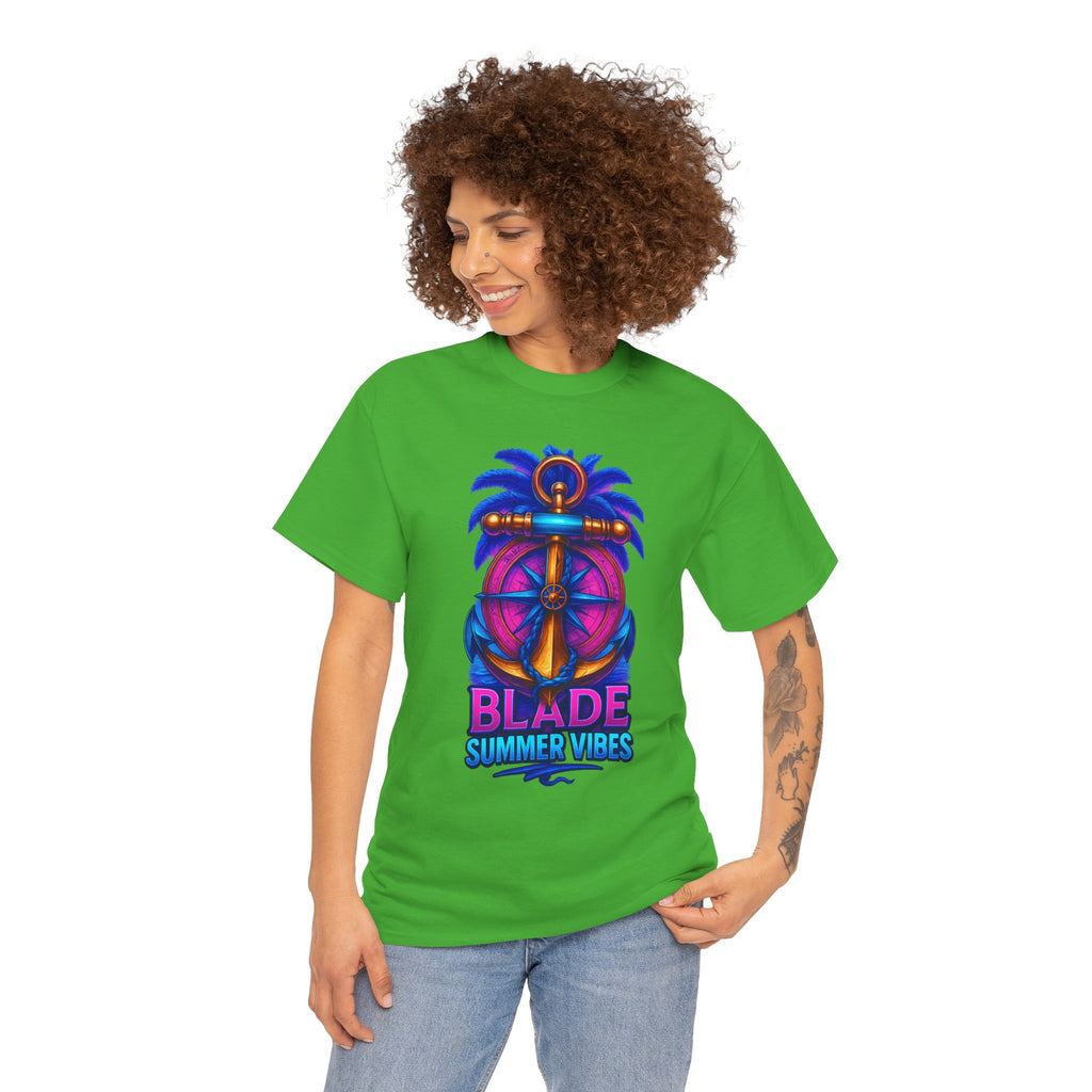 Anchor Compass Multi Blue/Pink T-Shirt