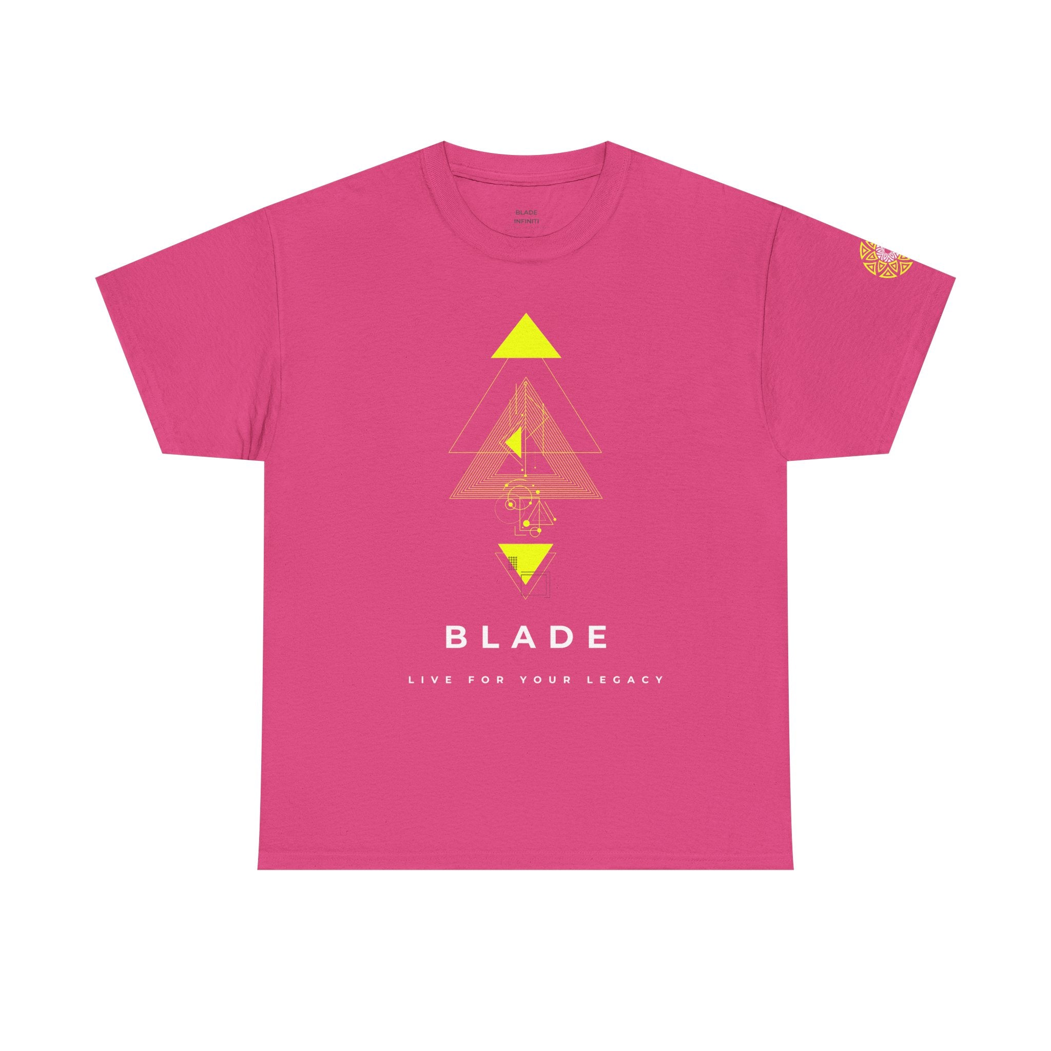 Geometric Odyssey Version 3 Neon Green T-Shirt