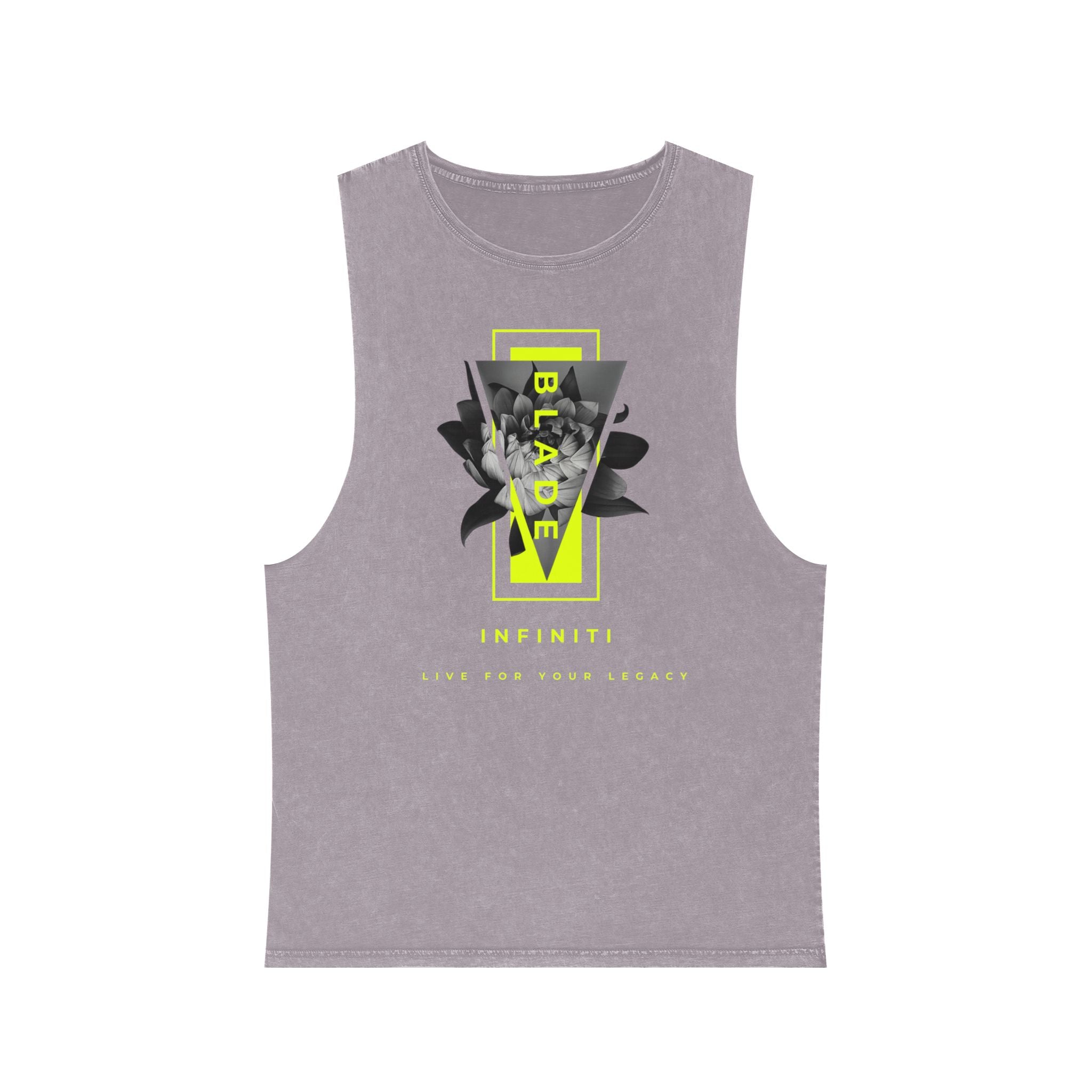 Flora Essence Neon Green Floral Tank Top