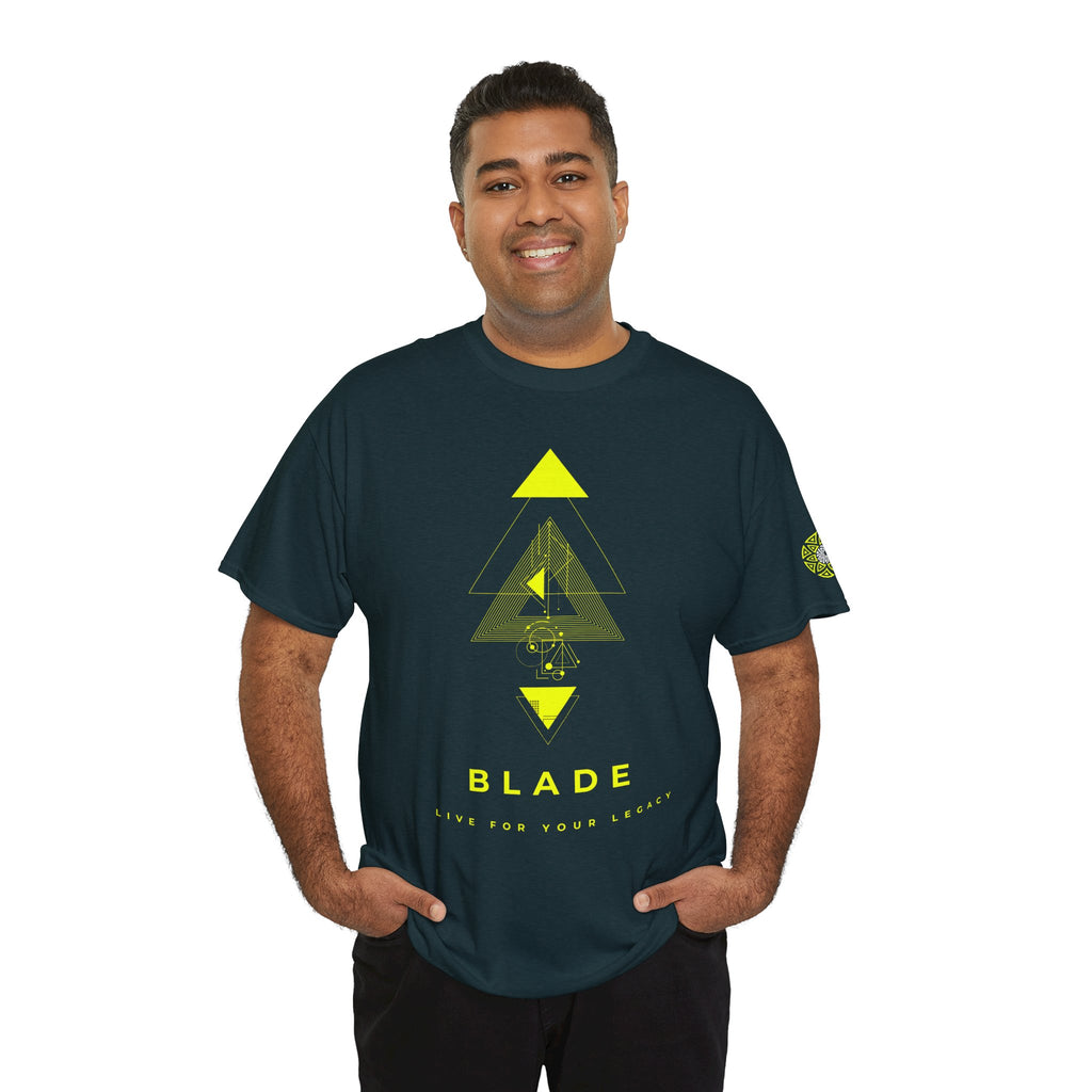 Geometric Odyssey Neon Green TX T-Shirt