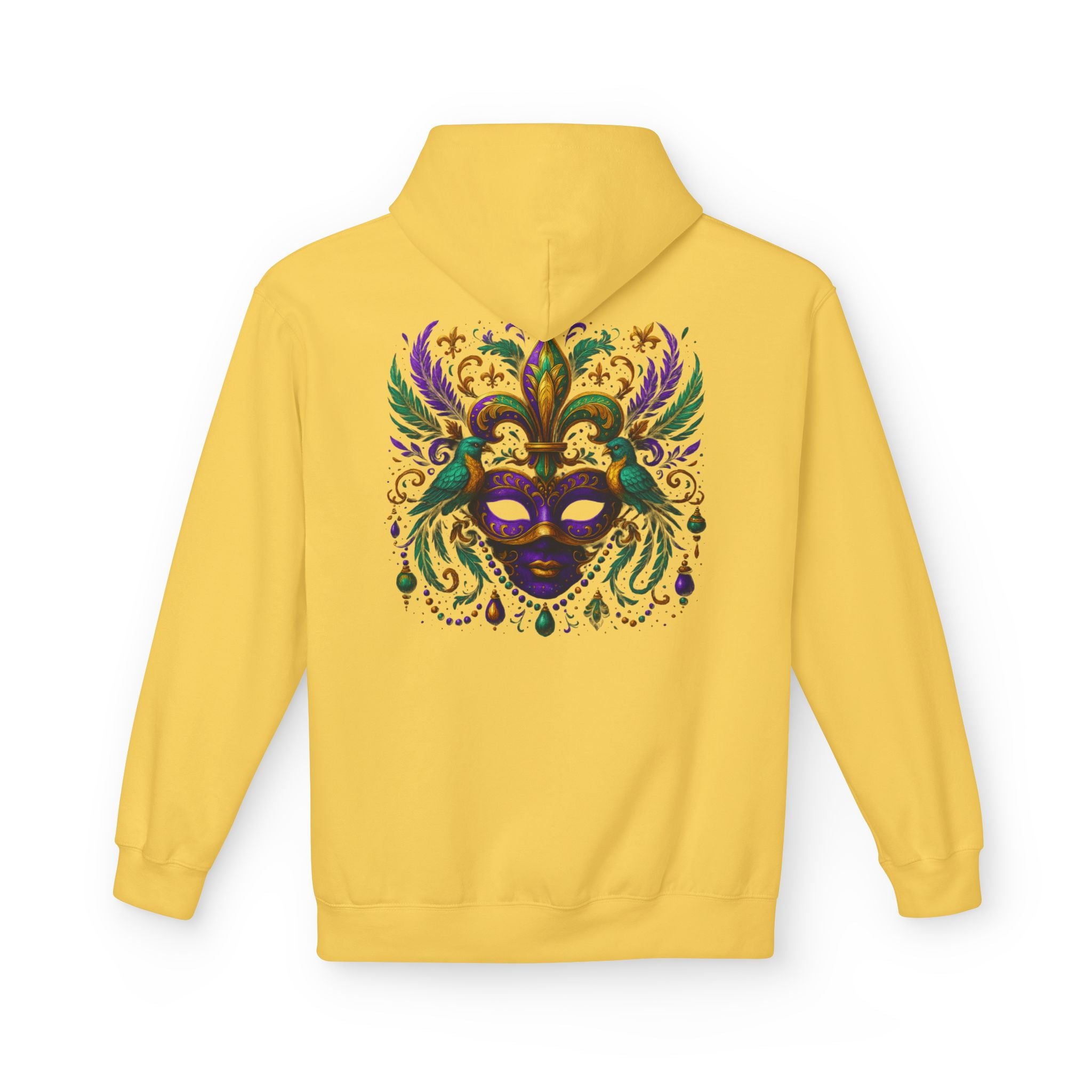Mardi Gras Mask Hoodie