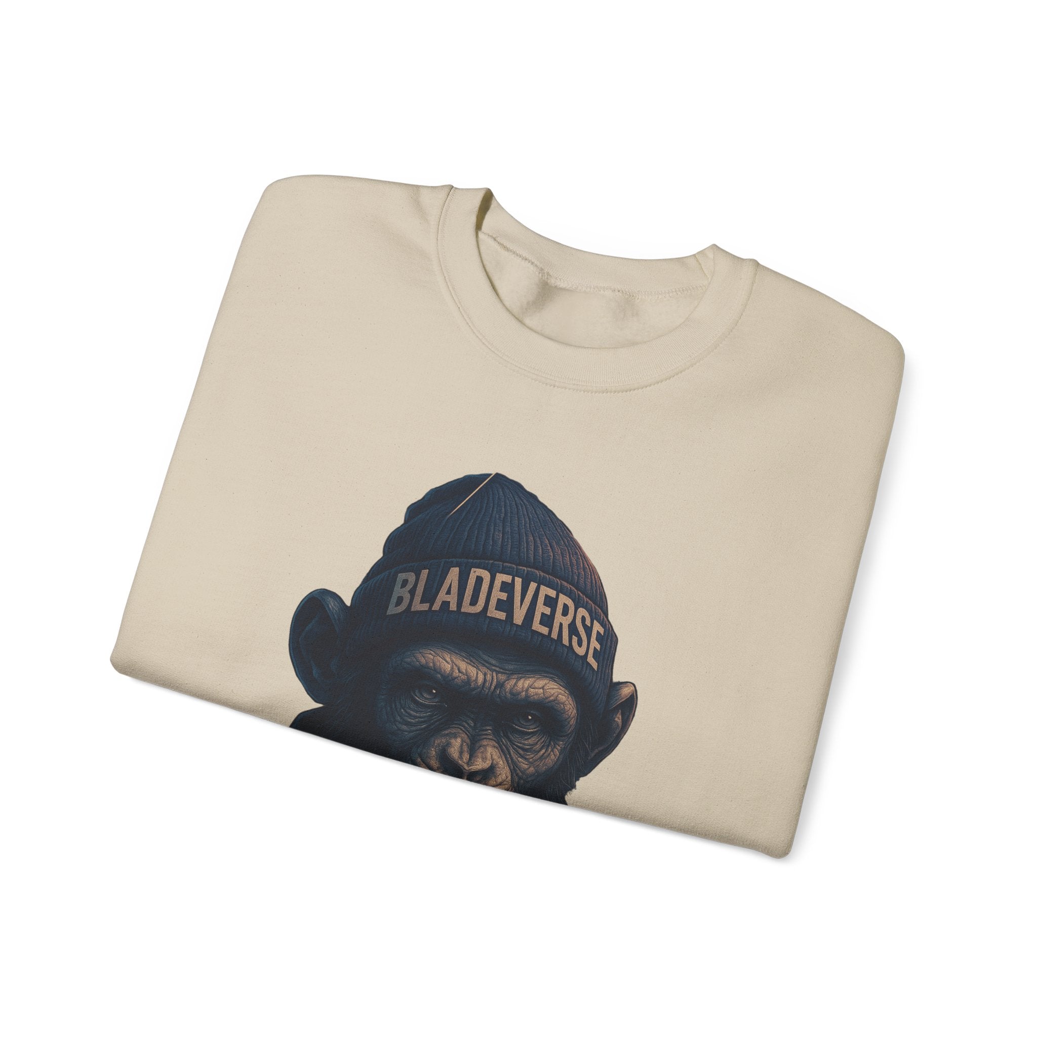 Bladeverse Galactic Weed/Pot Monkey Unisex Crewneck Sweater