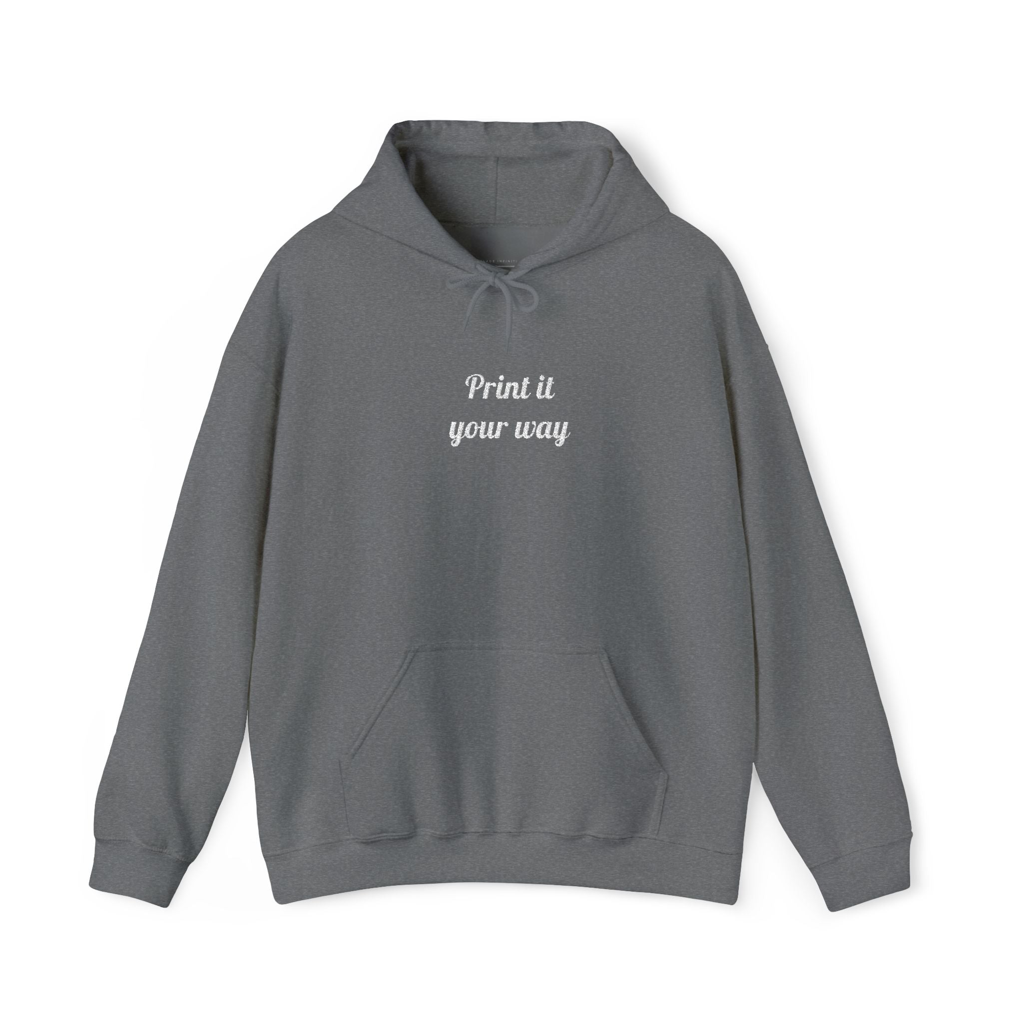 Embroidery Personalization - Unisex Hoodie (Make It Yours)