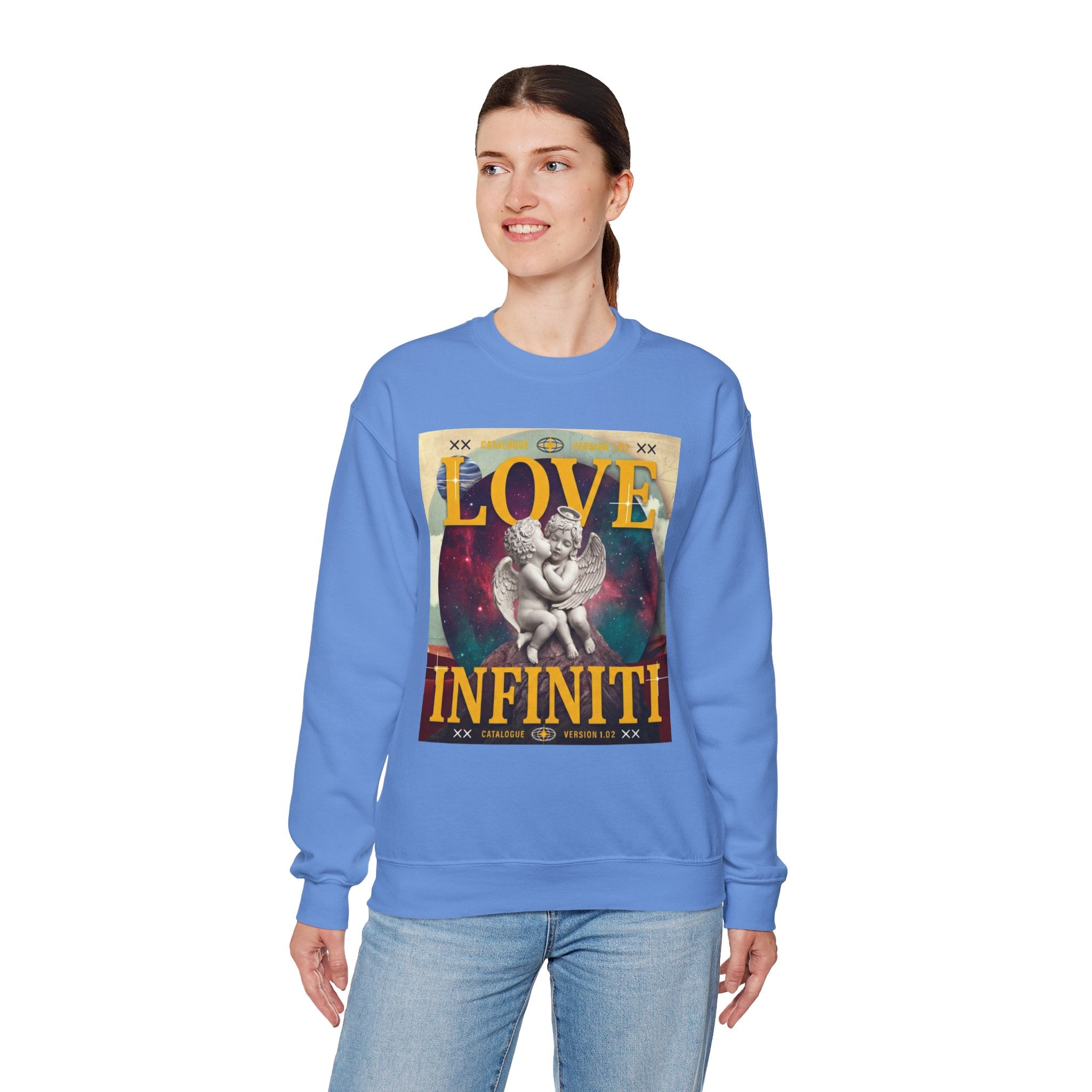 Celestial Love, Infiniti Unisex Crewneck Sweater