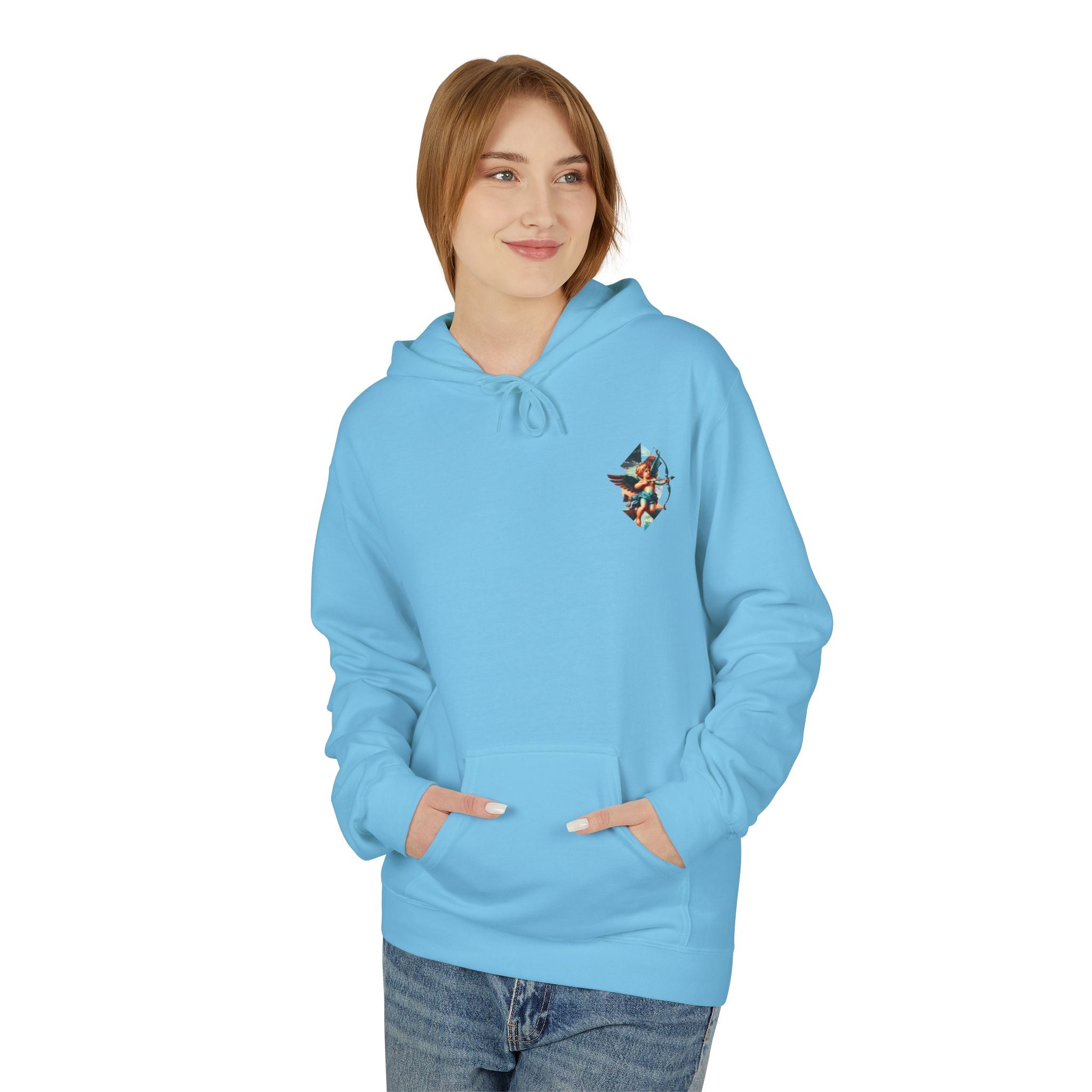 Cupid's Bow Blue + Arrow - Love, Infiniti Hoodie