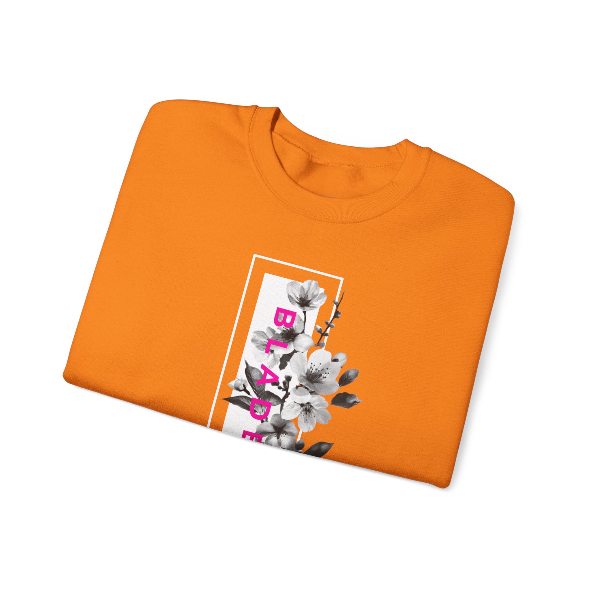 Bloom Bae Deep Pink Floral Unisex Crewneck Sweater
