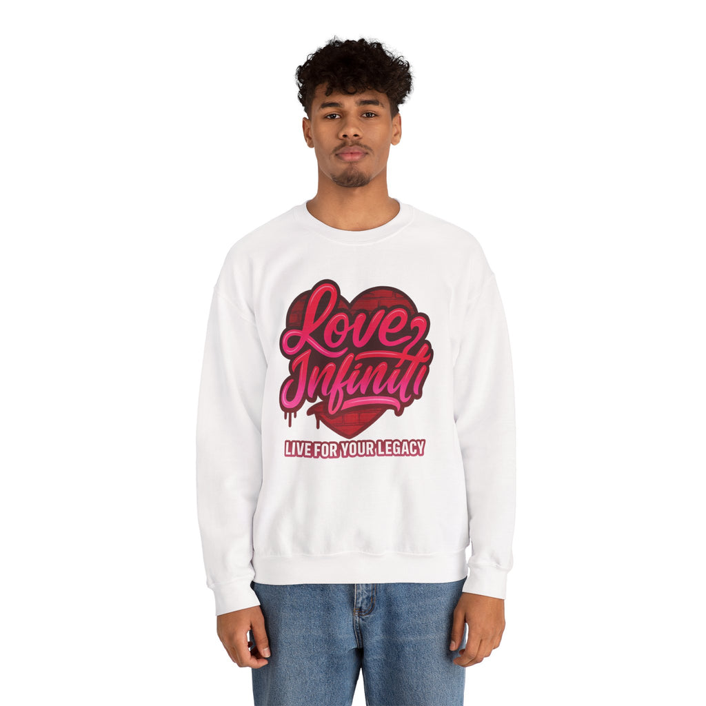 Love, Infiniti Street Vibes Unisex Crewneck Sweater