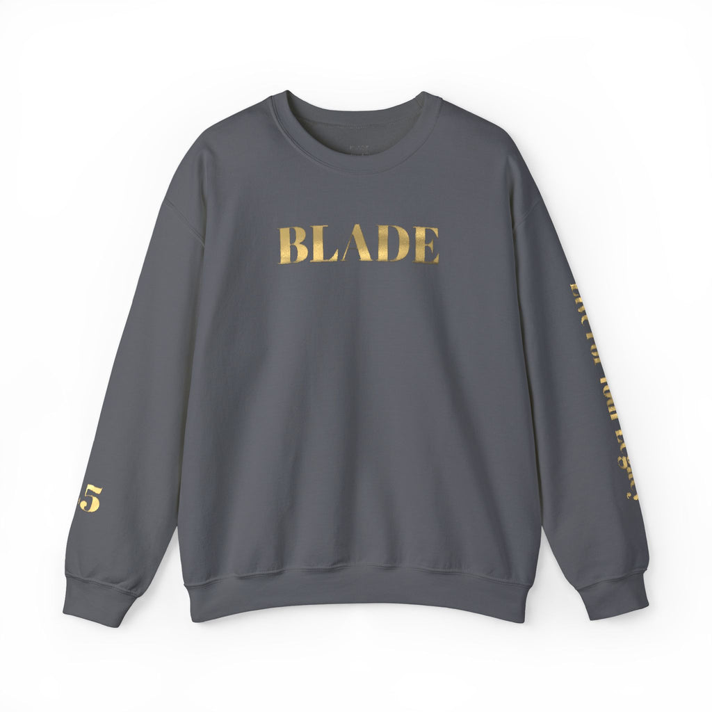 Blade Legacy Metallic Gold Crewneck Sweater