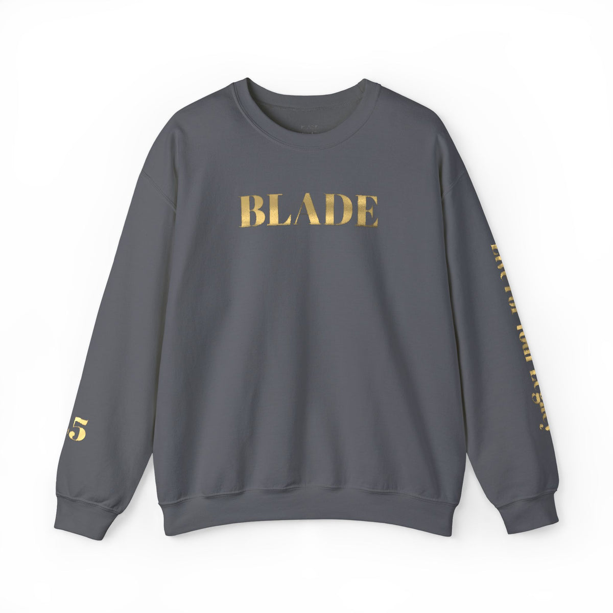 Blade Legacy Metallic Gold Crewneck Sweater