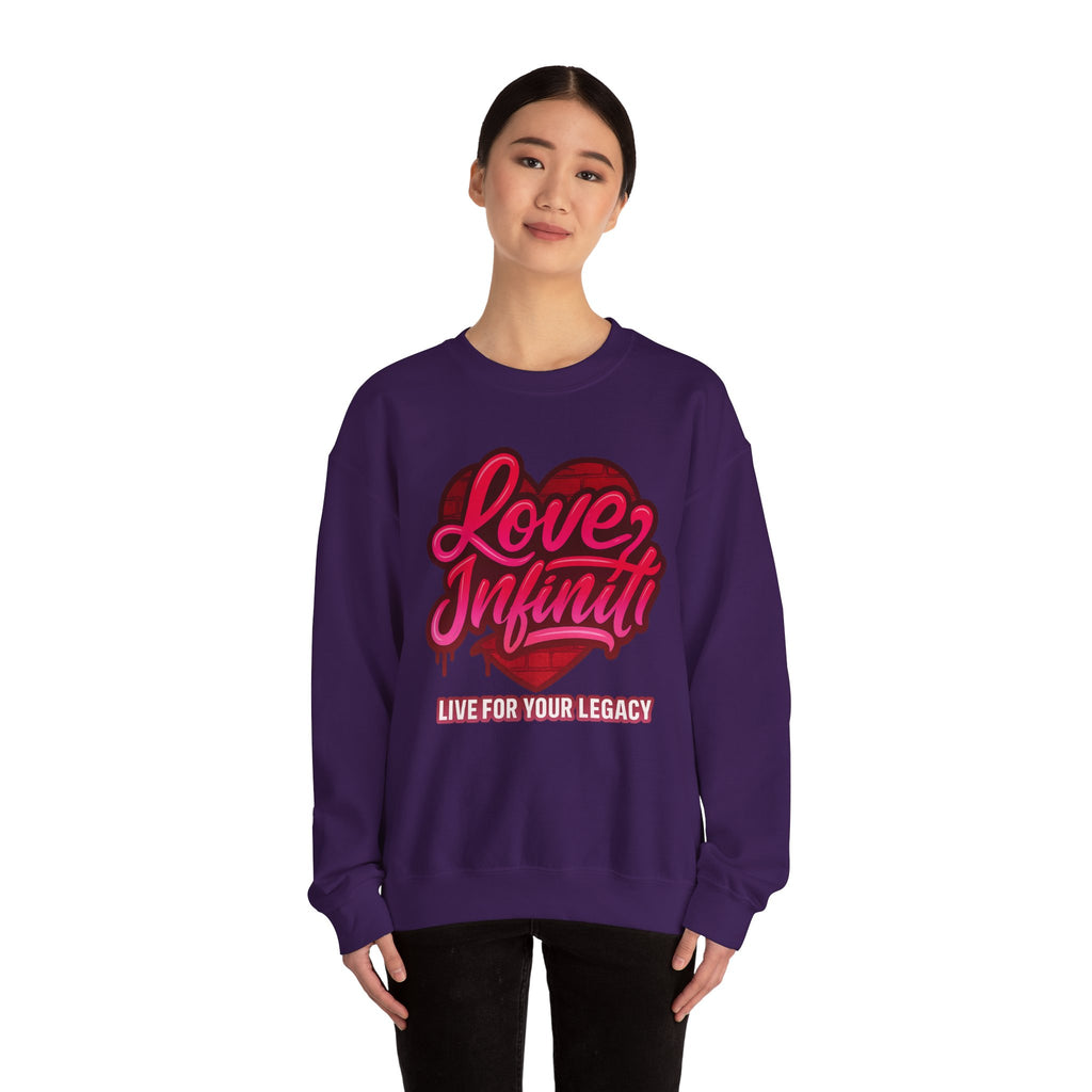 Love, Infiniti Street Vibes Unisex Crewneck Sweater