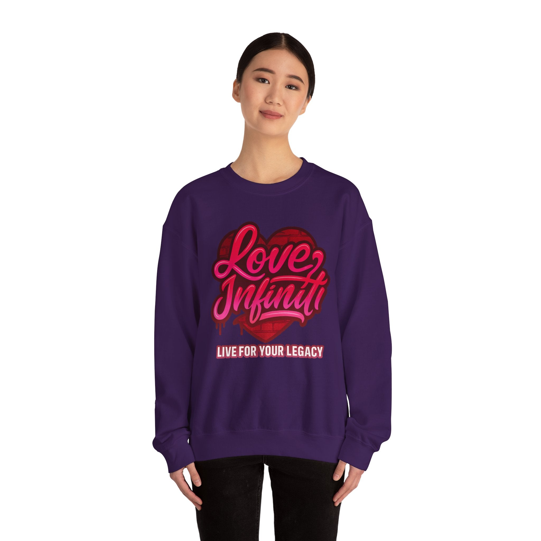 Love, Infiniti Street Vibes Unisex Crewneck Sweater