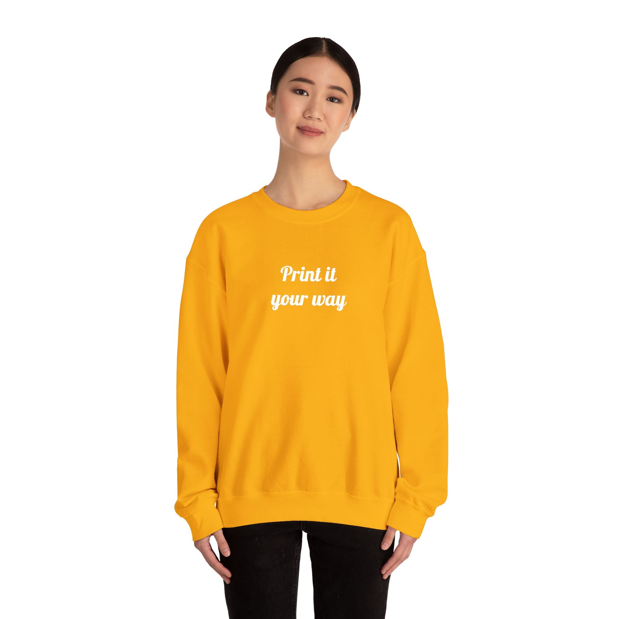 Embroidery Personalization - Unisex Crewneck Sweater (Make It Yours)