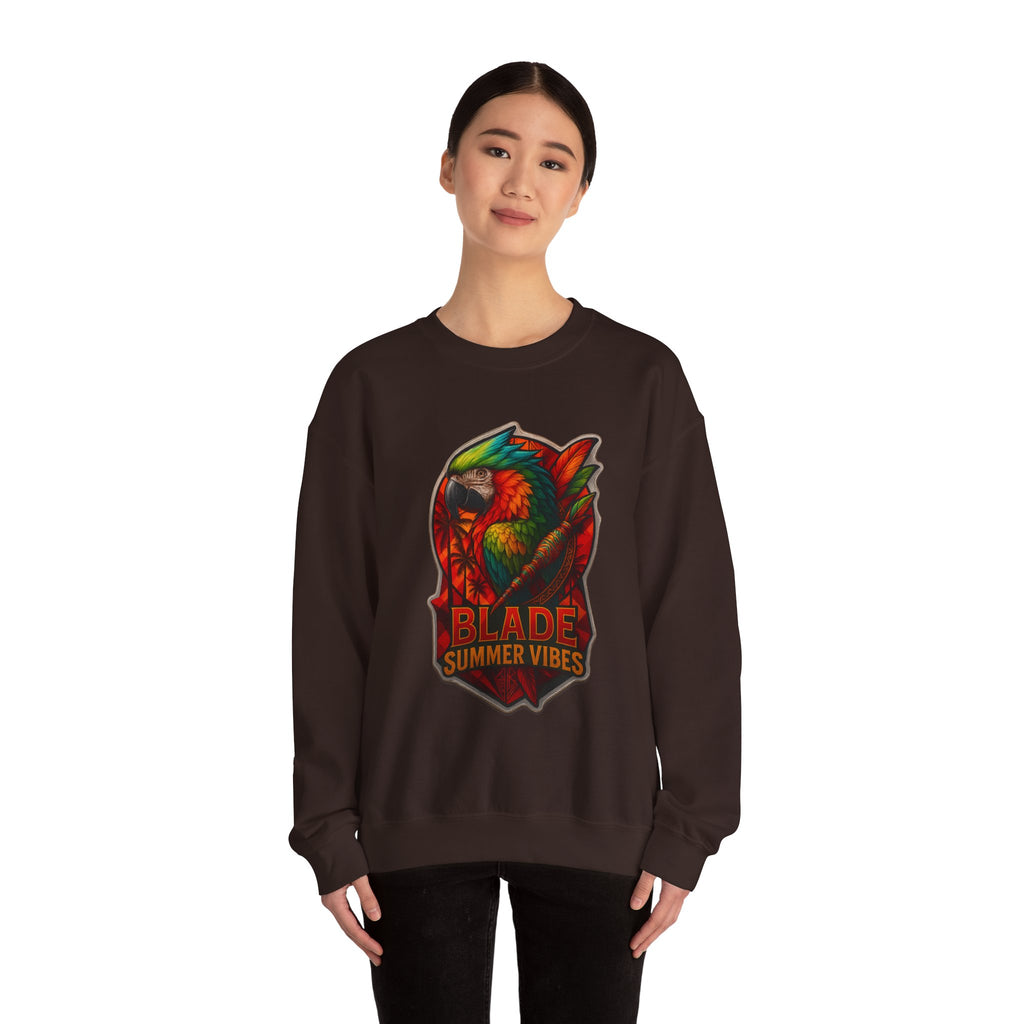 Aztec Parrot Unisex Crewneck Sweater