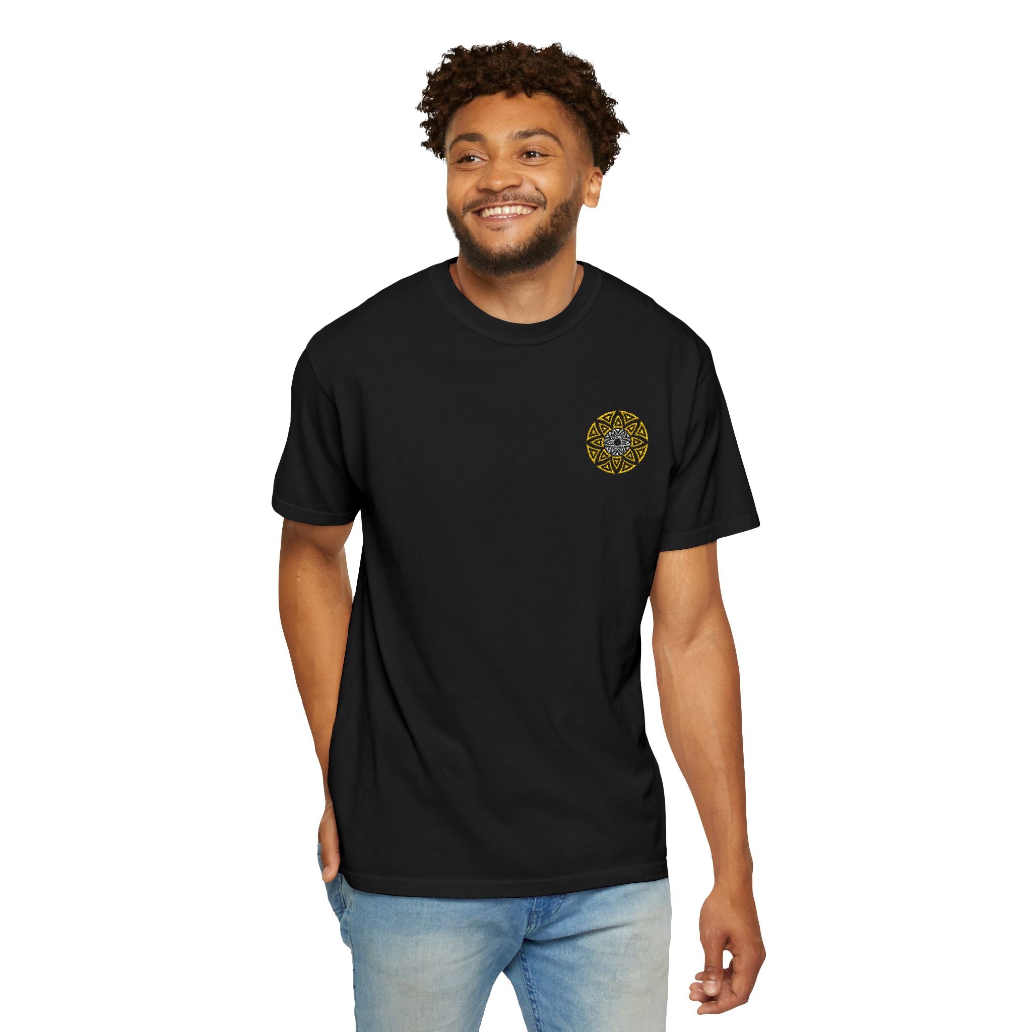 Ethereal Azteca Embroidered Logo T-Shirt