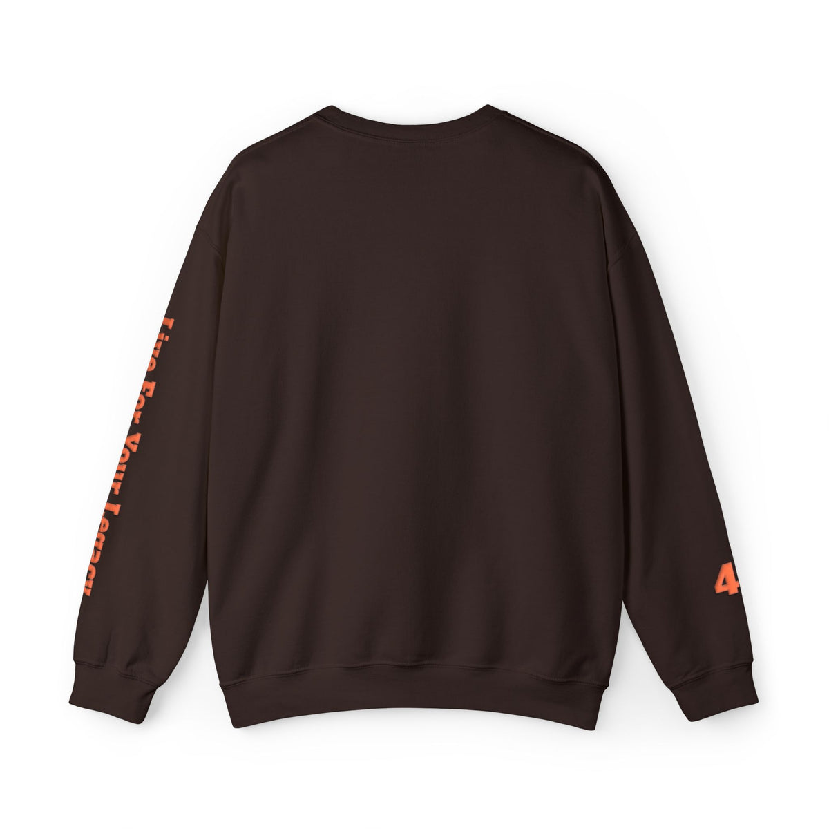 Blade Legacy Puff Stencil Orange Crewneck Sweater