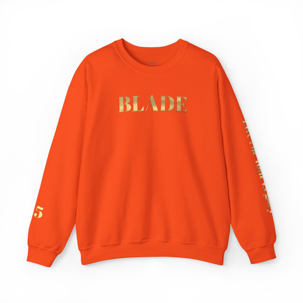 Blade Legacy Metallic Gold Crewneck Sweater