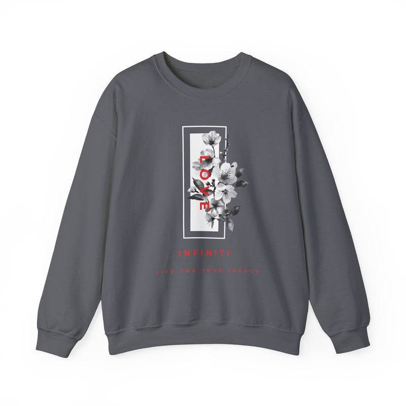 Bloom Bae Red/White Floral Love, Infiniti Sweater