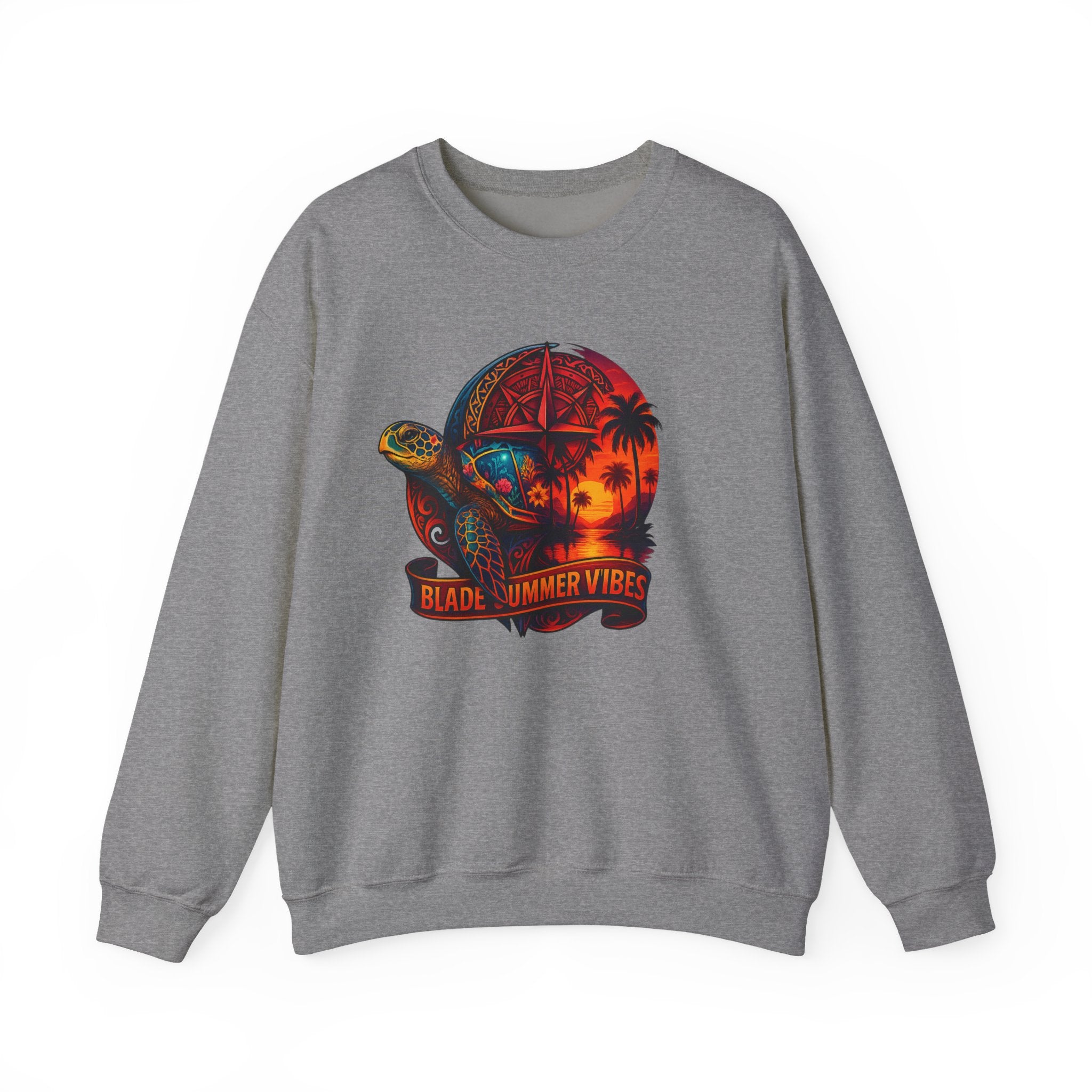Aztec Turtle Unisex Crewneck Sweater