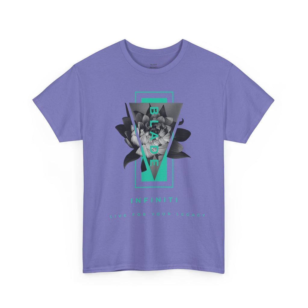 Flora Essence Aqua Teal TX Floral T-Shirt