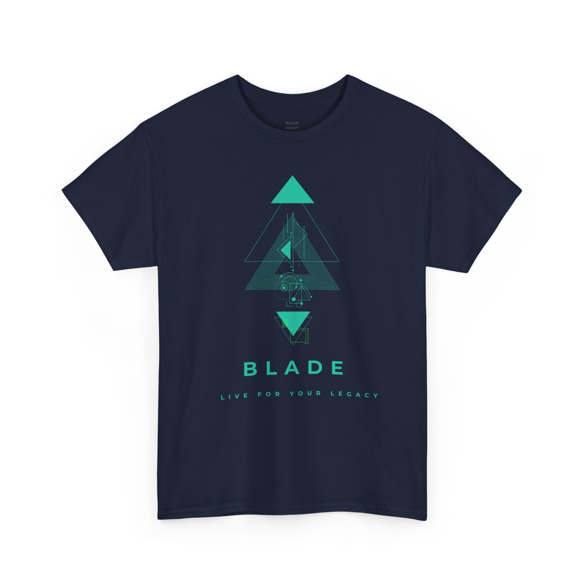 Geometric Odyssey Version 3 Teal/Green T-Shirt